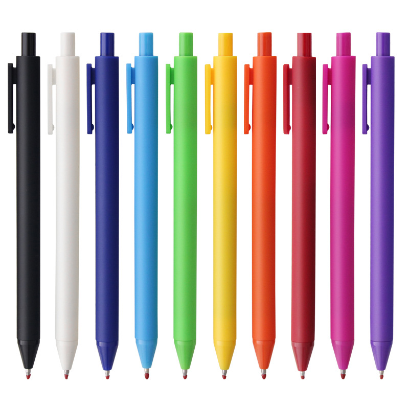 Retractable Fancy Custom Logo Candy Color Gel ink Pen